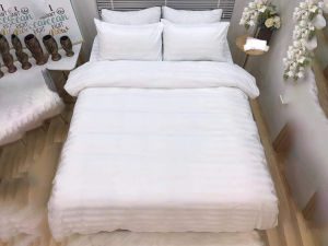 SẢN PHẨM KHÁCH SẠN BỘ GA SỌC 3CM