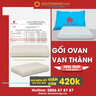 BIG SALE cuối tháng - Gối OVAN Vạn Thành